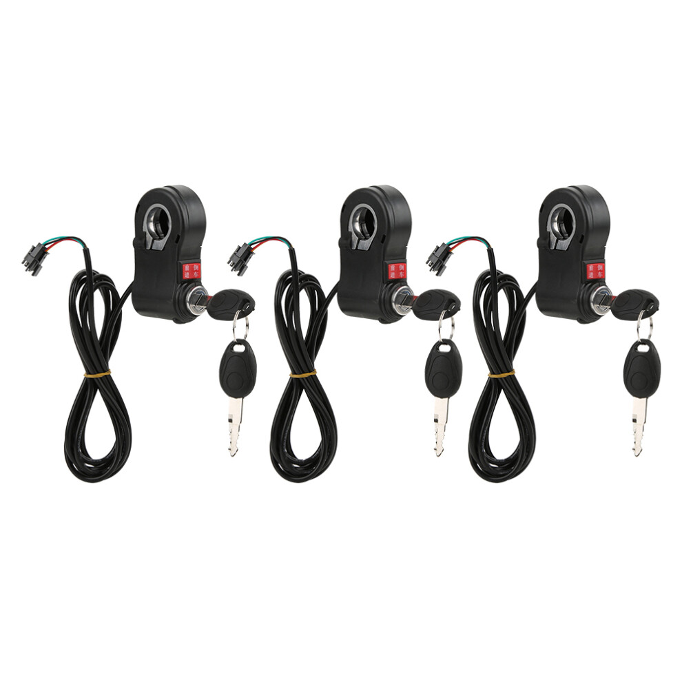 Voltage Measuring Throttle Handlebar, Wide Range Of Applications Real Time Battery Voltage Indicator Easy Installation Electric Scooter Throttle Grip 9448483219884