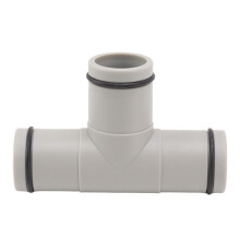 T Shape Hose Plunger Valve 1.25" Plastic for Above Ground Pool