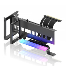 Universal Vertical GPU Holder PCIe 4.0 X16 Kit Riser ATX Case 5V 3PIN ARGB Video Card Holder Card Bracket Black