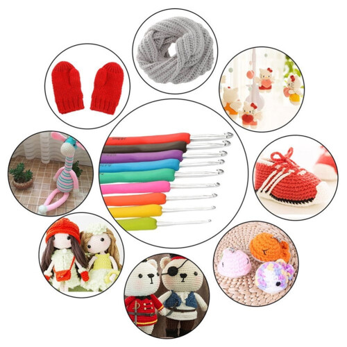 72Set Crochet Hooks For Yarn And Knitting Tools Beginners Use 2