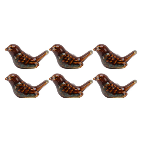 Ceramic Bird Drawer Handle – Leopard Blue, Zinc Alloy 1