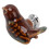 Ceramic Bird Drawer Handle – Leopard Blue, Zinc Alloy 6