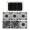 Kit de ventilador con panel solar, 5W/6V, doble ventilador 4