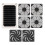 Kit de ventilador con panel solar, 5W/6V, doble ventilador 6