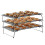 Stainless Steel Non-Stick Baking Tray with Wire Grid, Cooling Rack for Oven,Foldable Three-Piece Cake Cooling Rack 2