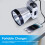 Linterna frontal LED recargable 90000L 3 modos IP31 7