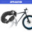 Helmet Lock Bike Cable Lock 4 Digit Security Resettable Combination Cable Locks 2