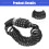 Helmet Lock Bike Cable Lock 4 Digit Security Resettable Combination Cable Locks 5