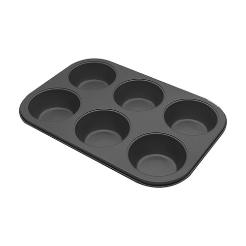 Rund muffinsplåt i kolstål, nonstickbeläggning, 12 koppar 1