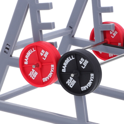 1 σετ βάση στυλό Squat Rack με μίνι μπάρες, βάση στυλό Squat Rack για γραφείο με βάρη, μπάρες 2