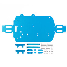 Lichtgewicht, verbeterd chassis van aluminiumlegering, compatibel met WLtoys A979, A949, A959 en A969 RC buggy's. CNC-gefreesd, nauwkeurig, duurzaam