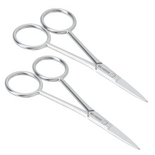 Portable Diy Lab Scissors With Sharp Blades Stainless Steel Pointed Head For Pet Bandage Gauze Cutting Ergonomic Design Easy To Clean And Store