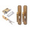 Aluminum Door Handle Lock Set with Keys 5