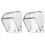 Waterproof Doorbell Cover Transparent 2 pcs 2