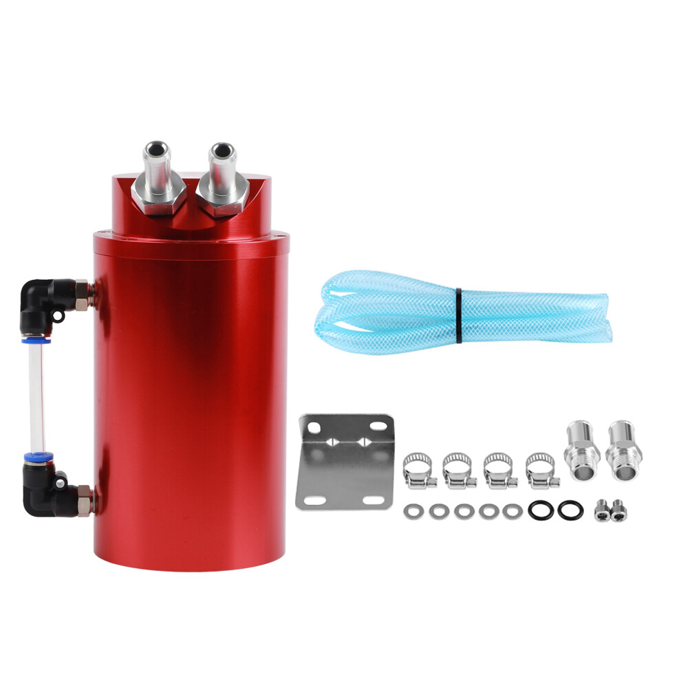 Oil Blow By Protection Engine Cleanliness Baffled Oil Separator Oil Catch Can Universal Fittment Aluminum Reservoir Tank Compact Size Multi Angle 9448483297028