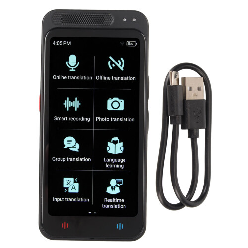 Smart Translator Device With Photo Translation Text Translation Features Bilingual Input Instant Response For Global Users