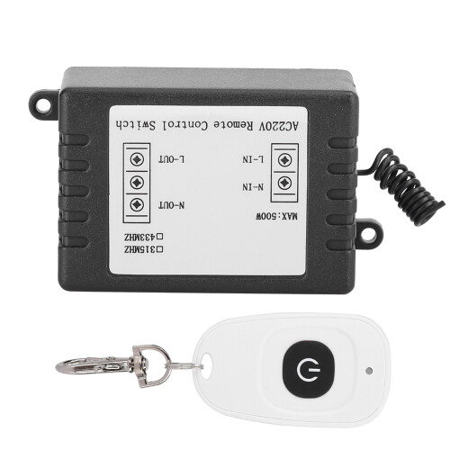 Home Automation Remote Control Switch RF Technology Easy To Install Mini And Flexible Switch Supports Learning Multiple Remotes Long Range Stable