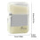 Briquet coupe-vent phosphorescent à motif sable mouvant 3