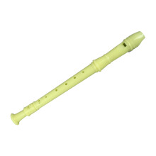 Students and Kids 8 Hole Lightweight ABS Recorder Descant Flute Yellow Portable