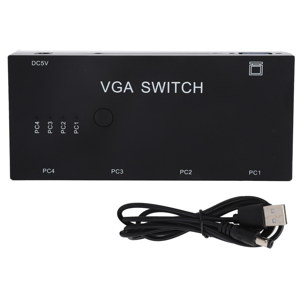 Efficient Vga Signal Controller, With Press Button Functionality And Plug And Play Simplicity, Offers Enhanced Video Clarity And Wide Screen 9557311041303