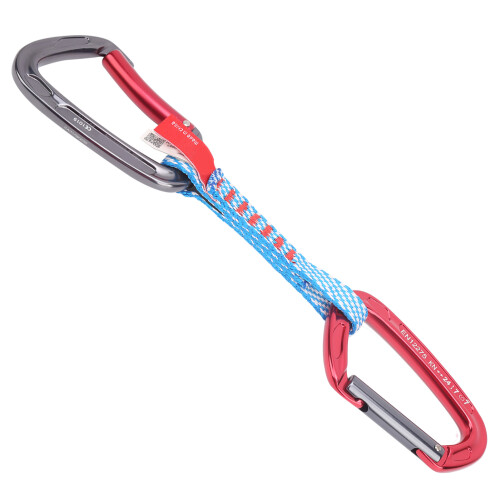 Peak Performer, Lightweight Polyester Construction Quickdraw, String Sling Protector, Durable Compact Size Carabiner For Seamless Climbing 1