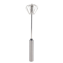 Egg Beater Hand Blender Stainless Steel Semi Automatic Multifunction Milk Frother Faster Whisking Comfortable Grip Dishwasher Safe For Daily And