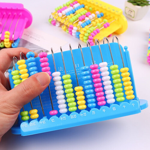 Math Learning Abacus 12 Rods Counting Abacus Educational Kids Calculate Abacus 1