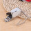 Naaimachine loopvoet met quiltgeleider wit zilver 3