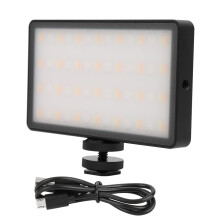 Solas Físe LED RGB In-mhéadaithe CRI98+ Teocht Dath In-mhéadaithe Solas Fóin LED Le Gearrthóg Solas Bog Cosaint Súile Solas Selfie
