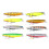 Σκληρό δόλωμα Stout Hooks, γυαλιστερό χρώμα για βελτιωμένη ορατότητα υποβρύχια, 4