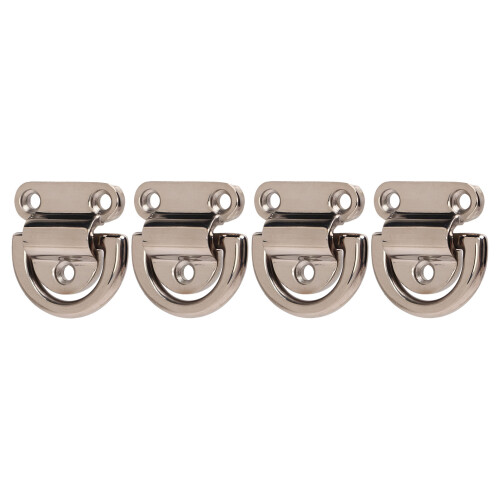 4 Sets of Folding Pad Eye for Yacht Deck Use