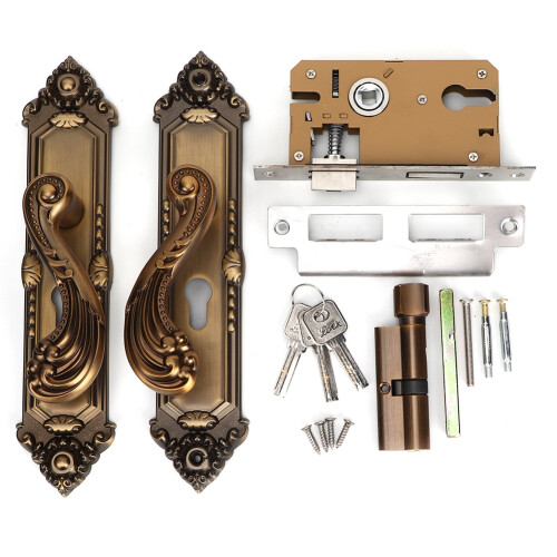 Λαβή πόρτας Vintage Lock, από κράμα αλουμινίου Nonque με σχεδιασμό λαβής για εύκολη