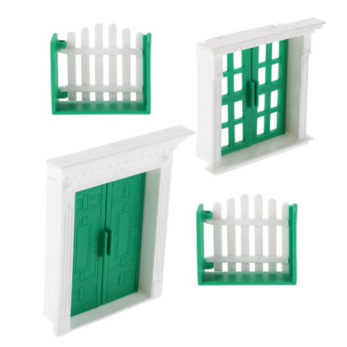 5Ensembles Mini Portes Résine Décorations Maison De 1