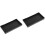 2Pcs Melamine Bathroom Countertop Tray Black Organizer 5