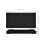 2Pcs Melamine Bathroom Countertop Tray Black Organizer 9