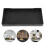2Pcs Melamine Bathroom Countertop Tray Black Organizer 10