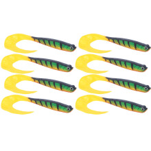 2Bag Long Tail Soft Simulation Lure Bait, 58g, PVC, Multi-Color