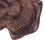 Cool Skull Guitar Pick Type B Black Solid Wood 6