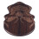 Cool Skull Guitar Pick Type B Black Solid Wood 12