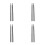 12Pairs Nylon Drum Mallets with Non-Skid Covers Black for Practice 9