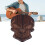 Cool Skull Guitar Pick Type B Black Solid Wood 14