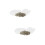 2Pièces Accessoire Tête Blanche Femme Décor Chic 7