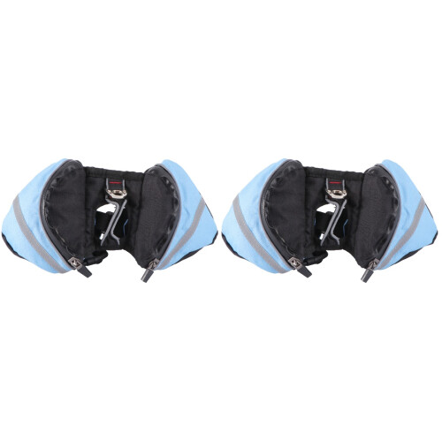 2Pcs Blue Dog Backpack Durable Waterproof Oxford for Hiking 1