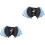 2Pcs Blue Dog Backpack Durable Waterproof Oxford for Hiking 3