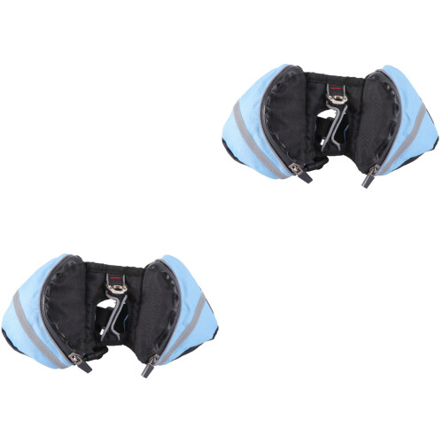 2Pcs Blue Dog Backpack Durable Waterproof Oxford for Hiking 2