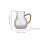 2Pcs Thickened Glass Tea Pot with Handle for Gongfu Tea Brewing Clear 9