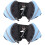 2Pcs Blue Dog Backpack Durable Waterproof Oxford for Hiking 5