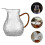 2Pcs Thickened Glass Tea Pot with Handle for Gongfu Tea Brewing Clear 10