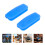 2 Pcs Pot Handle Covers Heat Resistant Protectors Silicone Pan Sleeve 3