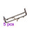 Dark Brown Clutch Frame Locks Durable Metal Purse Accessories 8